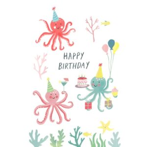 Just Like Sophie Octopus Birthday Card