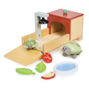 Tender Leaf Wooden Tortoise Pet Set