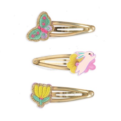 Djeco Plume Hair Clips Pensée