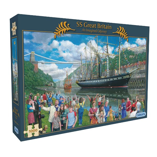 Gibsons SS Great Britain An Imagined Odyssey 1000pc Jigsaw Puzzle