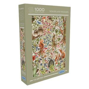Gibsons The Art File: Woodland Wildlife 1000pc Jigsaw Puzzle