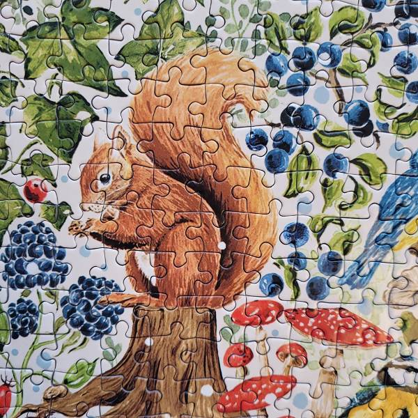 Gibsons The Art File: Woodland Wildlife 1000pc Jigsaw Puzzle - Image 2