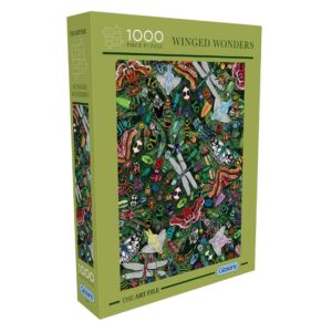 Gibsons The Art File: Winged Wonders 1000pc Jigsaw Puzzle