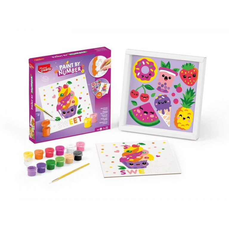 Maped Paint By Numbers Kawaii Food - Image 2