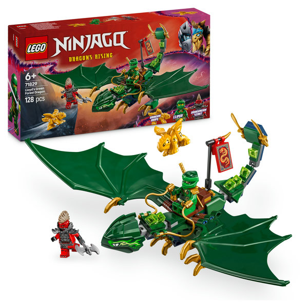 LEGO® NINJAGO® 71829 Lloyd's Green Forest Dragon