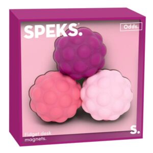 Speks Odds Silicone Fidget Magnets - Purple Bumps