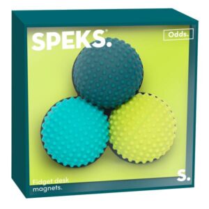 Speks Odds Silicone Fidget Magnets - Green Dots