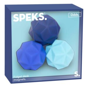 Speks Odds Silicone Fidget Magnets - Blue Peaks
