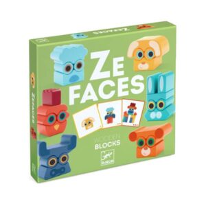 Djeco Ze Faces Wooden Game