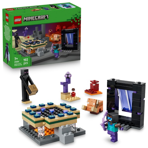 LEGO® Minecraft 21584 Nether & End Portal Journey