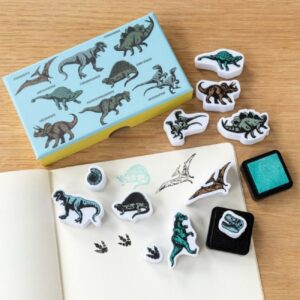 Rex London Mini Stamp Set Prehistoric