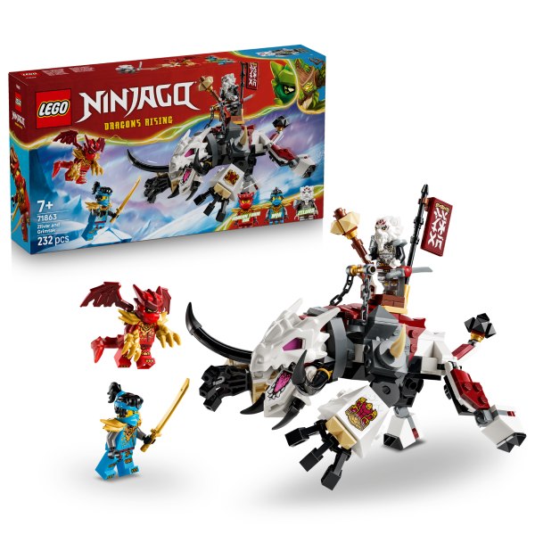 LEGO® NINJAGO® 71863 Zilvar and Grimtak the Dragon Beast