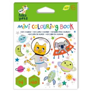 Haku Yoka Mini Colouring Book Space