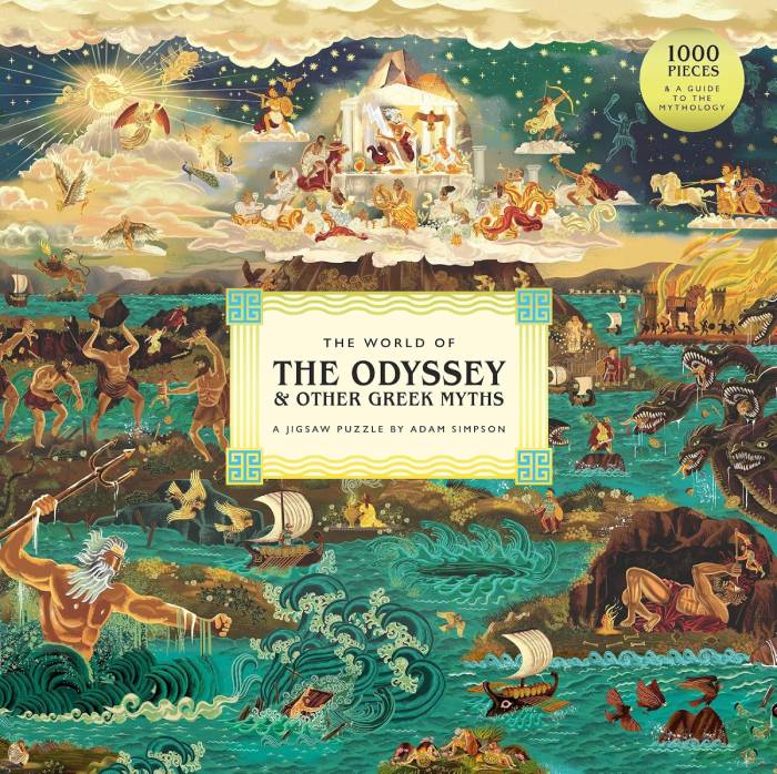 The World of The Odyssey and Other Greek Myths 1000pc Jigsaw Puzzle
