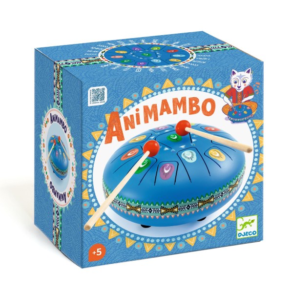 Djeco Animambo Large Metal Drum - 11 Notes