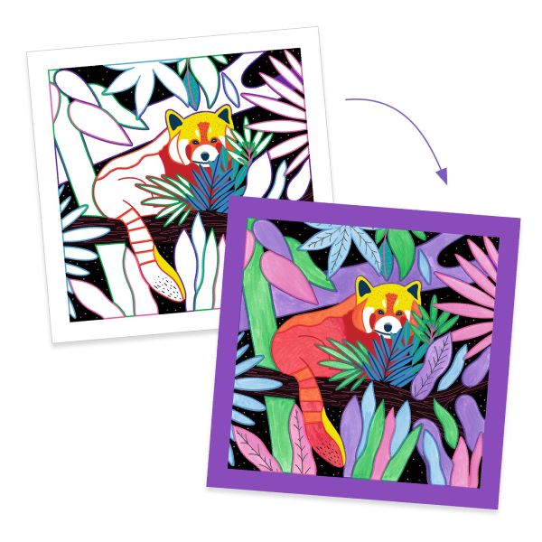 Djeco Cards to Paint - Selva - Image 2