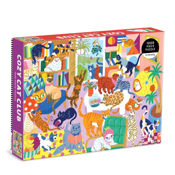 Mudpuppy Cosy Cat Club 1000pc Jigsaw Puzzle