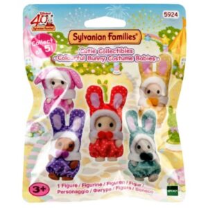Sylvanian Families Baby Colourful Bunnies Costume Series